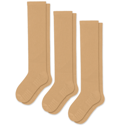 Beige støttestrømper